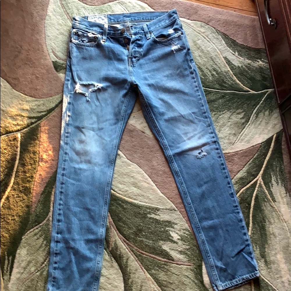 Distressed Hollister Jeans